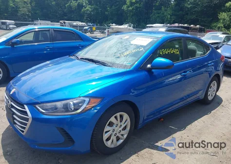 2017 Hyundai Elantra Se from USA, damaged, VIN 5NPD74LF7HH195372